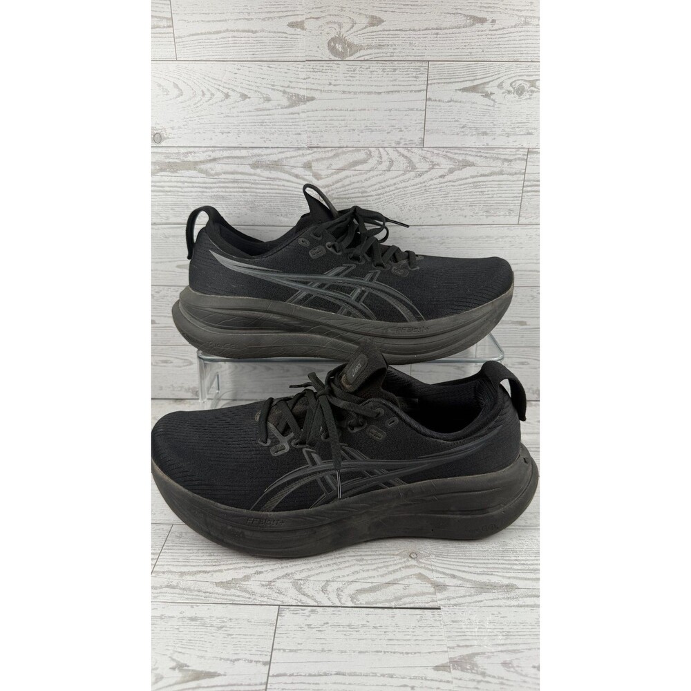 Asics Gel Nimbus 28 1011C127 Black 10.5D Men Sneaker Athletic Running Shoes #117